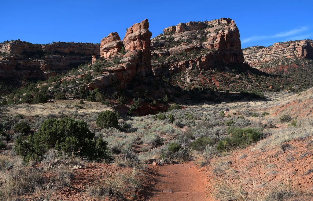 Heading towards the Devil's Kitchen in Colorado National Monument.
