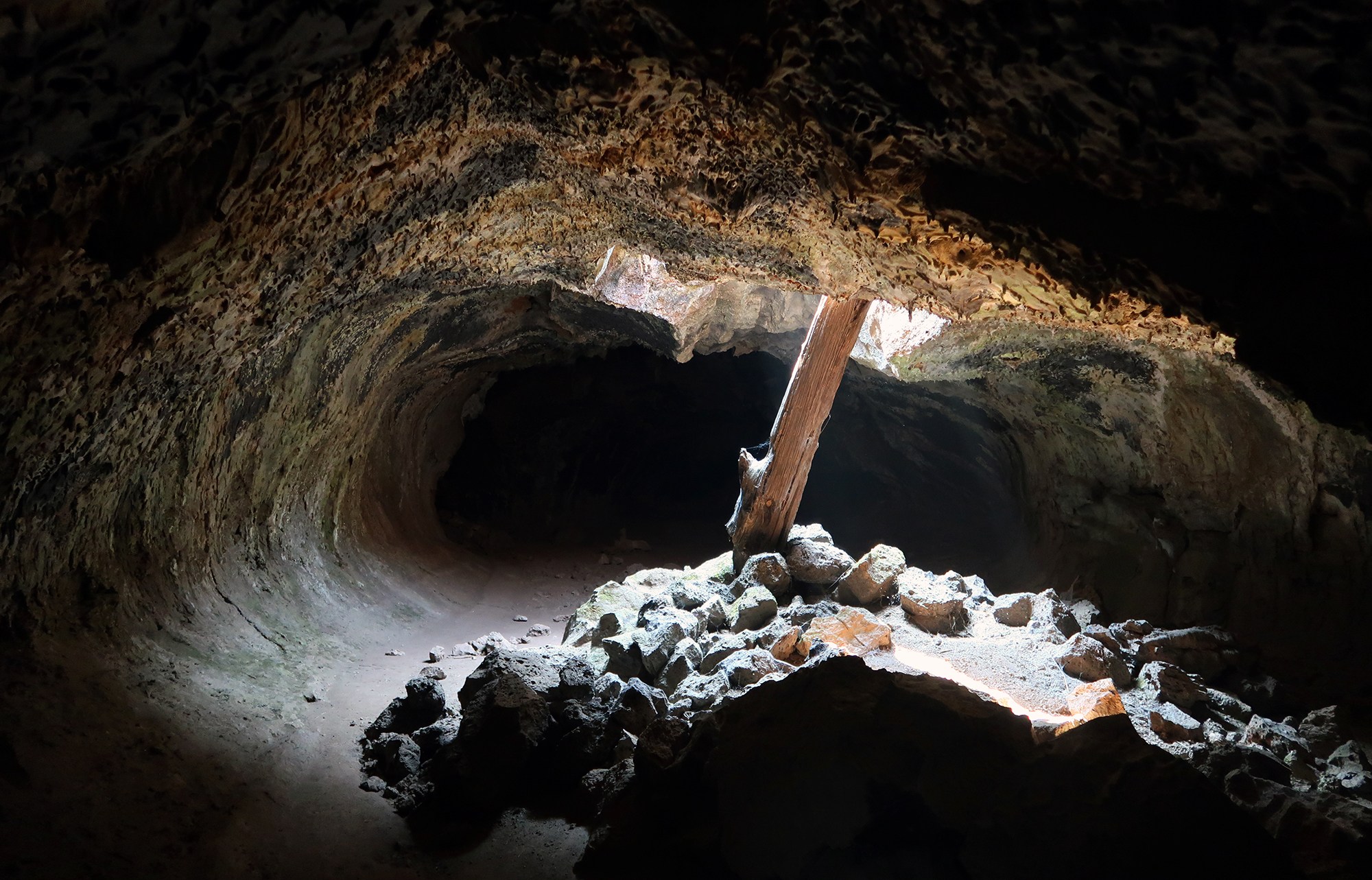 Spelunking in Lava Beds National Monument dismal wilderness